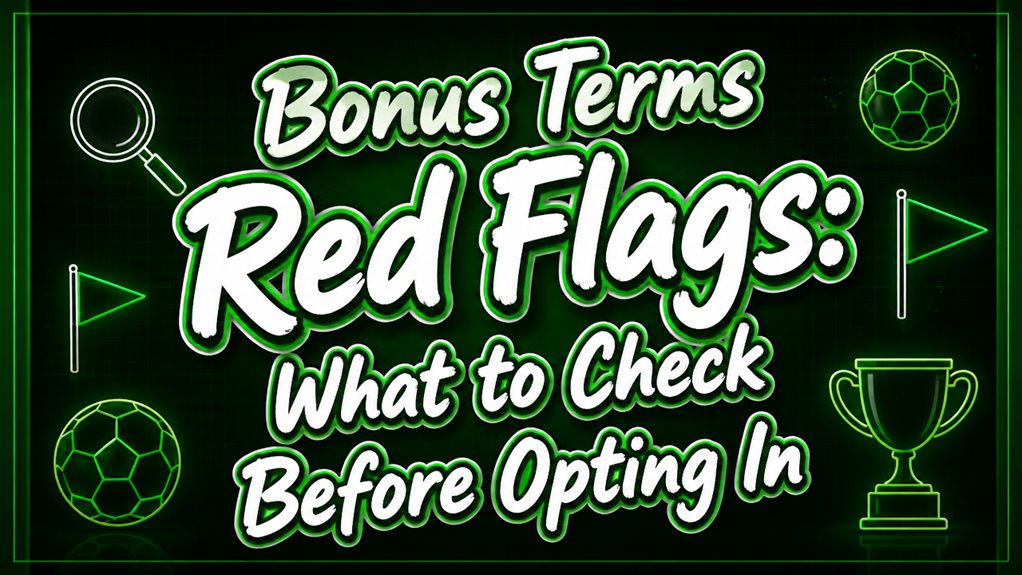 evaluate bonus terms carefully
